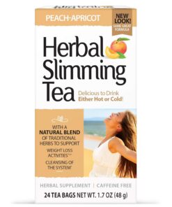 21st Century Slimming Tea, Peach Apricot, 24 Count