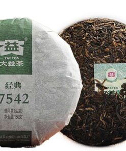 TAETEA Puer Ancient Tree Pu-erh Roher Pu'er Tee Dayi 7542 China Menghai Puerh 150g