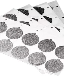 100 Stück Kaffeepads-Foliendeckel-Set, 37 mm Durchmesser, Aufkleber, Versiegelungen, Aluminium-Textur, Kaffeepulver, Tassenabdeckungen, Aluminium-Dichtungsfolie für Kaffee