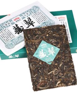 Haiwan Roher Puer-Tee Brick Top Shen Puerh "Cang Cui" Alte Bäume Material 150 g/Box