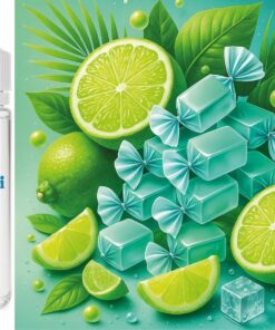 Eisbonbon Limette Aroma Konzentrat - Vegan - Sasami - 100ml