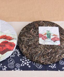 Pu Erh Tee "Herbst" Qiu Shuang Rohteekuchen 400g Haiwan 2016 Gealterter