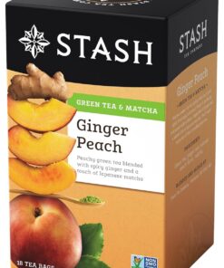 Stash Tea Ginger Peach Green W/ Matcha - 18 Tea Bags