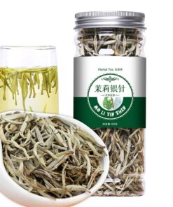 Blumen-Frucht-Kräutertee Jasmin Silbernadel 60g Kräuterblumentee Gesundes Getränk