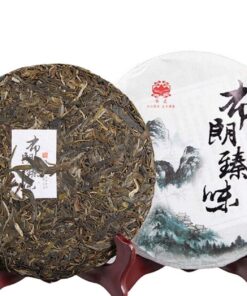 Bio Roher Tee Bulangzhenwei Pu-Erh Tee Natürlicher Grüner Tee Gesundheit Vorteile 357g
