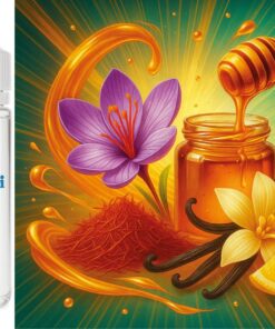 Saffron-Honey Whisper - Safran, Honig, Vanille & Zitrone Aroma Konzentrat - Vegan - Sasami - 100ml