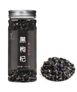 Natürlicher Kräutertee Gesunder Tee Schwarze Wolfsbeere 100g Nicht-GMO und Vegan Natürliche Trocknung Schwarze Wolfsbeere Frucht 3,52oz