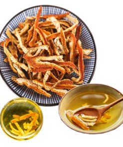Chinese Herbal tea Dried tangerine peel New scented tea Flowers tea Top-Grade Green fat loss tea(50)