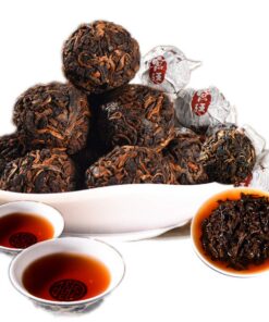 Chinesischer Pu'er Tee Reifer Puer Tee Schwarzer Tee Gericht Gekochter Tee Alte Bäume Pu Erh Tee Gesundheitswesen Pu Er Tee Grünes Essen (50)