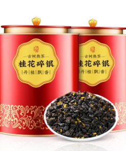 Premium Pu'er Tee, Osmanthus Teefossil Pu'er Reifer Tee mit Osmanthus-Duft 500g /17.63oz