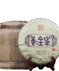 Insel Uralter Baum Goldenes Blatt Yunnan Mengku Pu 'er Roher Tee 357g Süßer Mit Mehr Aufgüssen