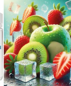 Kiwi Apple Frost - güner Apfel, Erdbeere, Kiwi Ice Aroma Konzentrat - Vegan - Sasami - 100ml