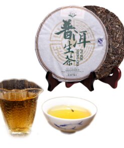 Chinesischer Pu'er Tee 357g （0,787LB） Roher Puer Tee Grüner Tee Frühlings-Tee Alte Bäume Pu erh Tee Gesundheitswesen Pu er Tee