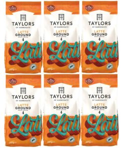 Taylors of Harrogate Latte gemahlener Kaffee, 227 g, 6 Stück