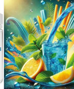 Ice Blue Citrus Storm - Minze, Zitrone Curacao Aroma Konzentrat - Vegan - Sasami - 10ml
