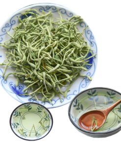 HELLOYOUNG Chinesischer Kräutertee Dufttee Doppelblühtee Halsberuhigender Blütentee Grüner Tee Wärmeableitender Und Entgiftender Aufguss (50g)