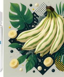 Weiß panaschierte Banane Aroma Konzentrat - Vegan - Sasami - 100ml
