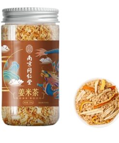 Natürlicher ChenPi Ingwer-Reistee 200g / 7,05oz Gebratener Ingwer-Reistee Alltagsgetränk, Zarter Geschmack