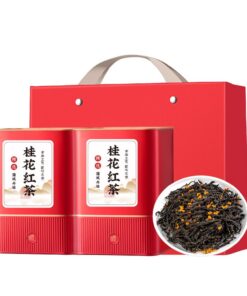 Lapsang Souchong Osmanthus Schwarzer Tee-Kräftiges Aroma Schwarzer Tee 500g (250g * 2) Für Das Tägliche Getränk Und Geschenk