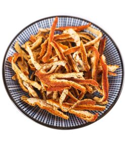HELLOYOUNG Chinesischer Kräutertee Aus Getrockneten Mandarinenschalen Reichhaltiger Duftender Tee Reguliert Qi Und Stärkt Die Milz Fördert Die Verdauung Handgefertigter Loser Kräutertee (50g)