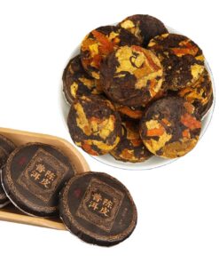 Yunnan Mandarinenschale Reifer Pu 'er-Tee - Einzigartige Geschmacksmischung Aus Mandarinenschalen Und Reifem Pu' Er 500g