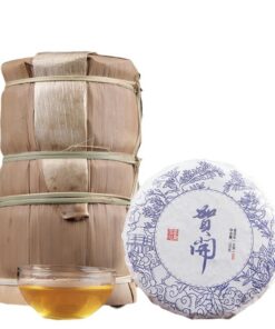 Yunnan Menghai Tee District Sonne Grün Alter alter Baum Rohstoff fest gepresst Puerh Roher Tee Kuchen 100g (100g*1 PC)
