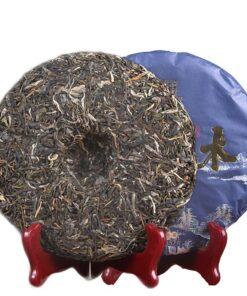 357g Grüner Tee Yunnan Menghai Bada Mountain Arbor Tea Pu'er Teekuchen