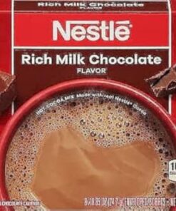 Nestlé Nestle Hot Cocoa Mix Rich Milk Chocolate 8 x 0,85 Unzen Karton