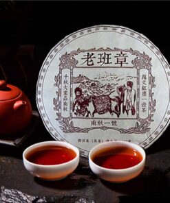Chinesischer Pu'er Tee 357g （0.787LB） Reifer Puer Tee Schwarzer Tee Alter Ban Zhang Pu'er Tee Gekochter Tee Alte Bäume Pu erh Tee Gesundheitswesen Pu er Tee Gesunder Puerh Tee Grüne Nahrung
