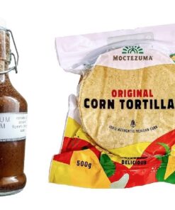 Tortilla Echte mexikanische Tortillas mit Nixtamal, vegan, gentechnikfrei 500G & Silphium Garum 220ml