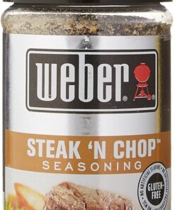 6oz Weber All Natural Seasoning Steak 'n Chop (One Jar)