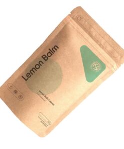 Fitness Health Bio-Zitronenmelisseblätter 100 g – getrocknete Melissa Officinalis – Zitronenmelisse Bio-Kräutertee – rein koffeinfrei – Zitronenmelisse Tee lose für Veganer