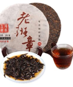 Chinesischer Pu'er Tee 357g (0.787LB) Reifer Puer Tee Schwarzer Tee Premium Goldene Knospe Gekochter Tee Alte Bäume