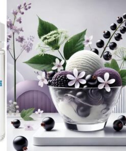 Holunderblüte Cassis Eiscreme Eis Aroma Konzentrat - Vegan - Sasami - 10ml