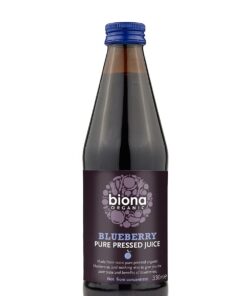 Biona Organic Blueberry Pure Super Juice 330 ml (Pack of 2)