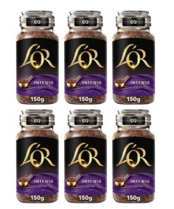 L'OR Intensiver Instant-Kaffee, 150 g (Packung mit 6 Gläsern, insgesamt 900 g)