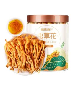 Natürlicher Kräutertee Gesunder Tee Cordyceps Blumentee 1,76oz / 50g Premium Cordyceps Militaris Natürlicher getrockneter Cordyceps