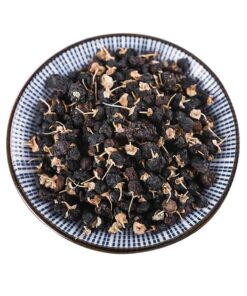 HELLOYOUNG Chinesischer Handgemachter Kräutertee Mit Schwarzen Gojibeeren Schwarzer Gojibeeren-Kräutertee Verfärbt Sich Blütentee Stärkt Nieren Und Leber Blütengrastee-Aufguss Getränk (50g)