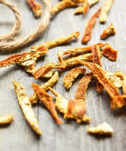Natürlicher getrockneter Orangenschalen-Früchtetee um Pflaumensirup zu machen um Husten gesund zu lindern (100g)