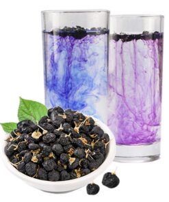 China Kräutertee Wolfsbeere Getrocknete Lycii Wild Black Goji Berry Green Food Kräuter (500g)
