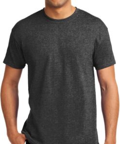 Erwachsene Comfortblend Ecosmart Tee (Charcoal Heather) (S)