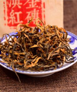 Dian Hong Schwarztee Brick Yunnan Golden Buds 400 Jahre 250g Ancient Old Tree Tea