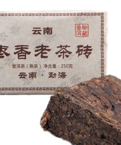 Jujube Duftender Ziegelstein Großes Blatt Alter Pu'er Tee Reifer Tee Gesundheit Vorteile 250g