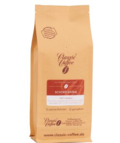 Aromatisierter Kaffee - Schoko-Sahne - 250g - Ganze Bohne