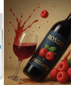 Rosso Frizzante - Rotwein & Himbeere Aroma Konzentrat - Vegan - Sasami - 100ml