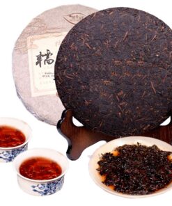 Chinesischer Pu'er Tee 357g （0,787LB） Reifer Puer Tee Schwarzer Tee Nuoxiangpaoyi Pu'er Tee Gekochter Tee Alte Bäume Pu erh Tee Gesundheitswesen Pu er Tee Gesunder Puerh Tee