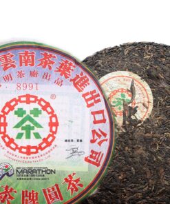 2007 Jahr Pu'er Puerh Tee Rohkuchen 400g Zhongcha 8991 Yunnan Chinesisches Puer
