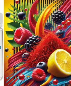 Saffron & Berry Elixir - Safran, Himbeere, Cassis, Zitrone Aroma Konzentrat - Vegan - Sasami - 100ml