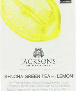 Jacksons chinesischen Sencha Green Tea with Natural Lemon (20) - Packung mit 2