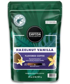 Zavida Hazelnut Vanilla Premium Whole Bean Coffee (2 lb) by N/A